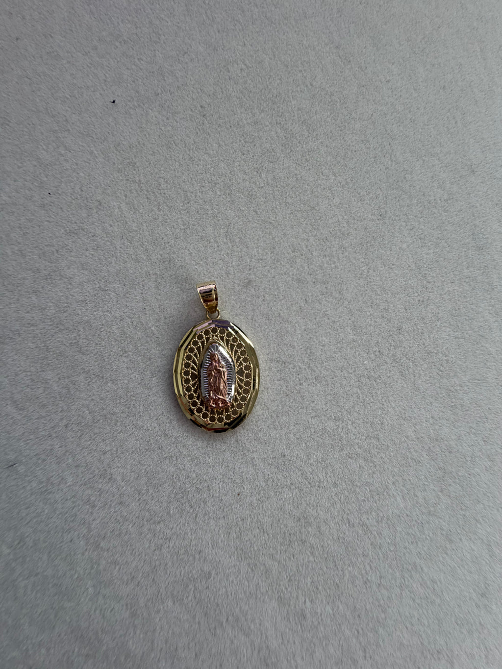 Virgin of Guadalupe Pendant – Tri-Color
