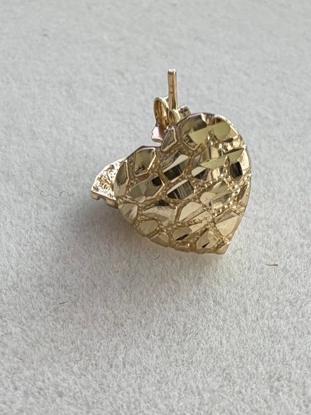 Nugget Heart Earrings