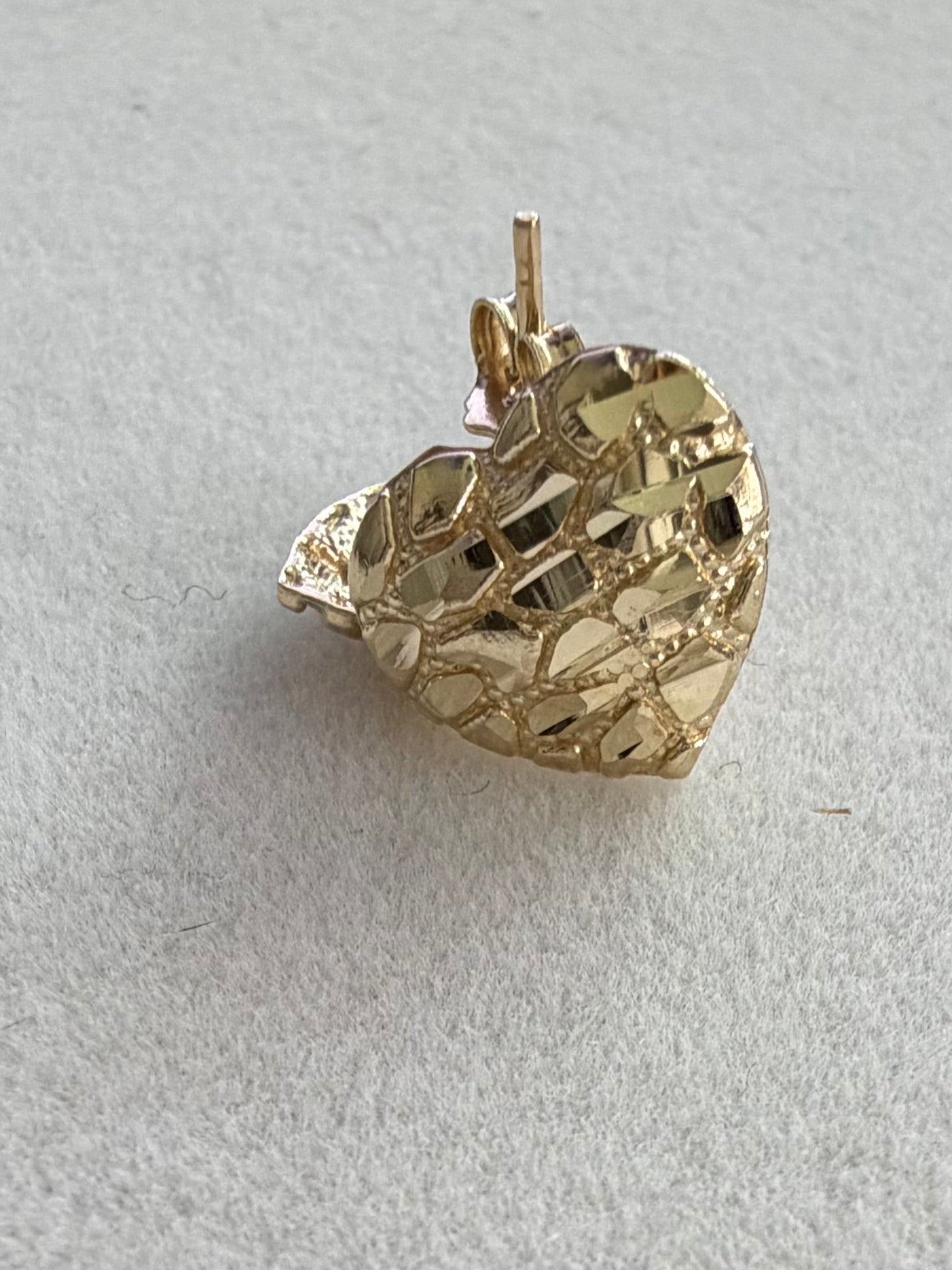 Nugget Heart Earrings