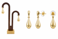 14K Gold Teardrop Earrings