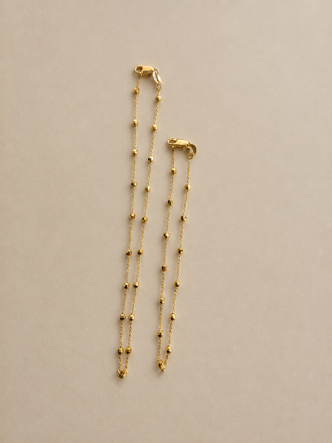 14K Gold Bead Set