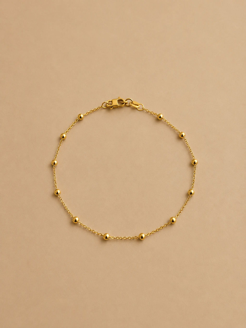 14K Gold Bead Set
