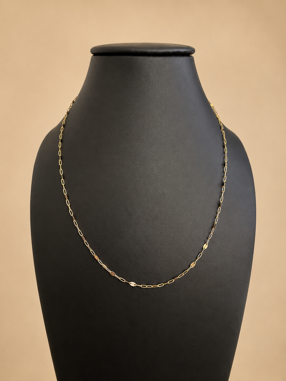 Mirror Paperclip Chain Necklace
