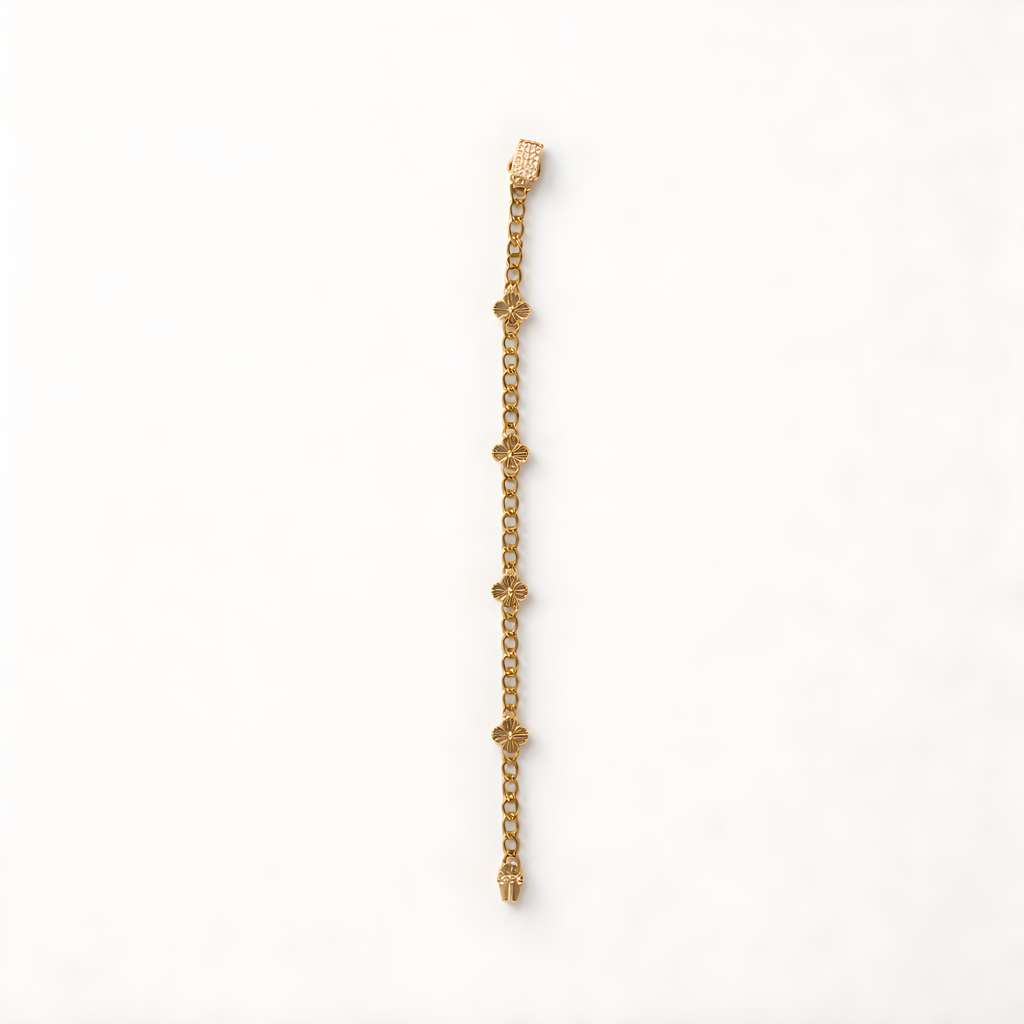 Clover Charm Gold Bracelet