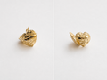 Nugget Heart Earrings