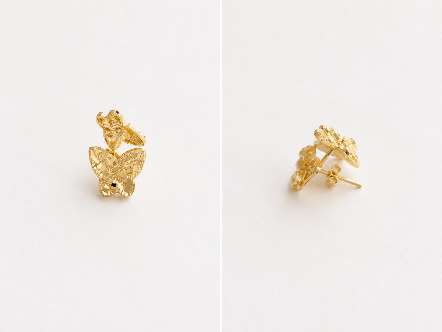 Butterfly Nugget Earrings