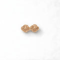 Floral Gold Stud Earrings