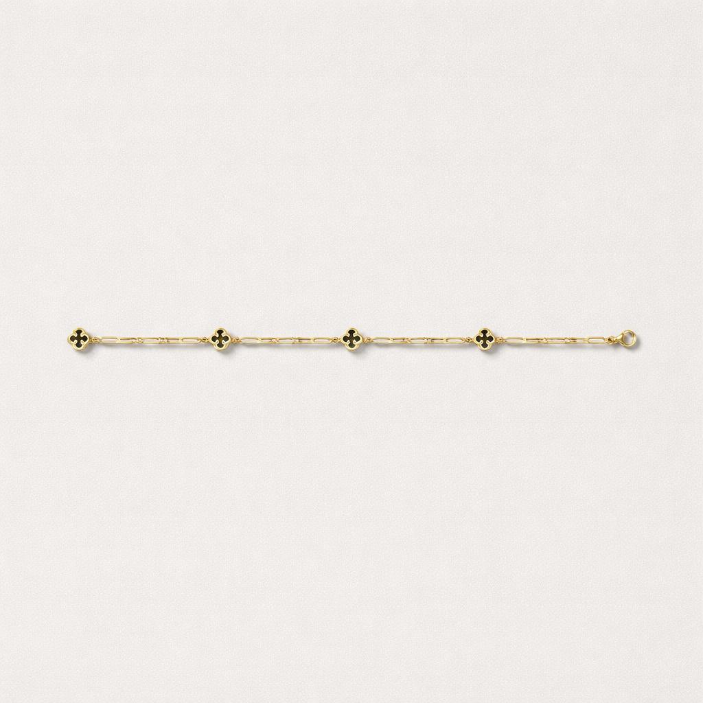 ✨ Clover Paperclip Bracelet ✨