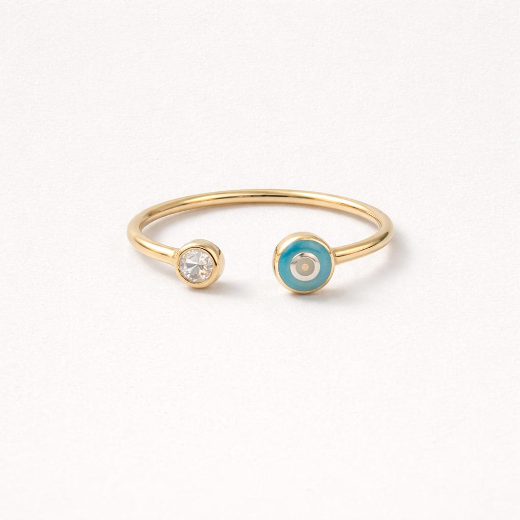 ✨ Evil Eye Open Ring ✨