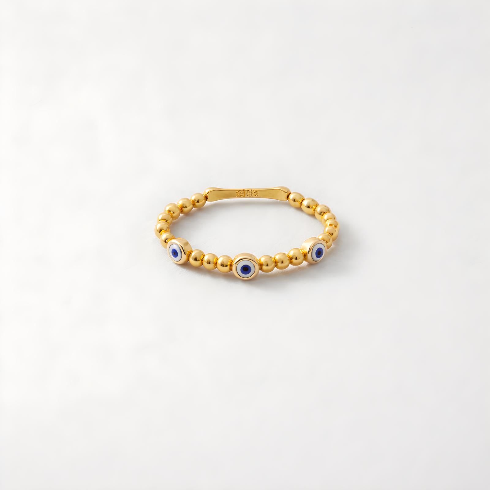 ✨ Evil Eye Beaded Ring ✨