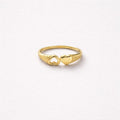 💛 Twin Hearts Ring