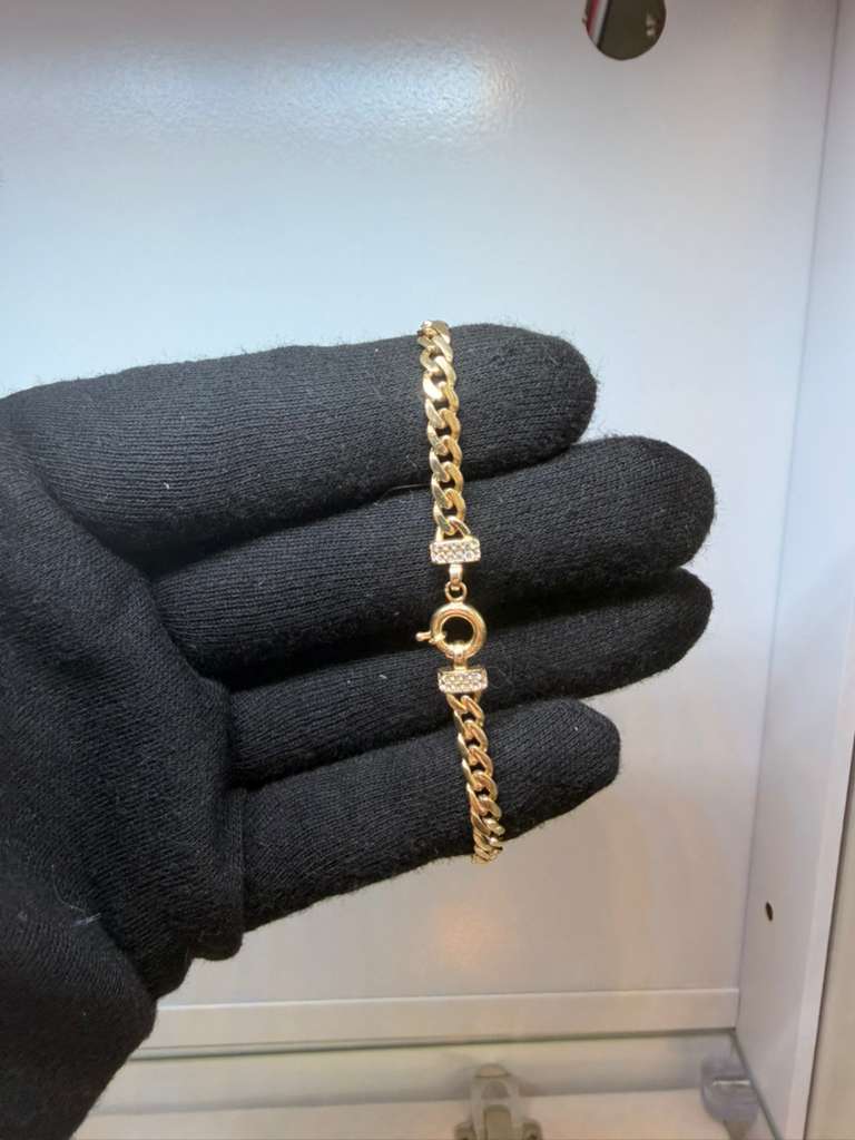 Multicolor Butterfly Gold Bracelet